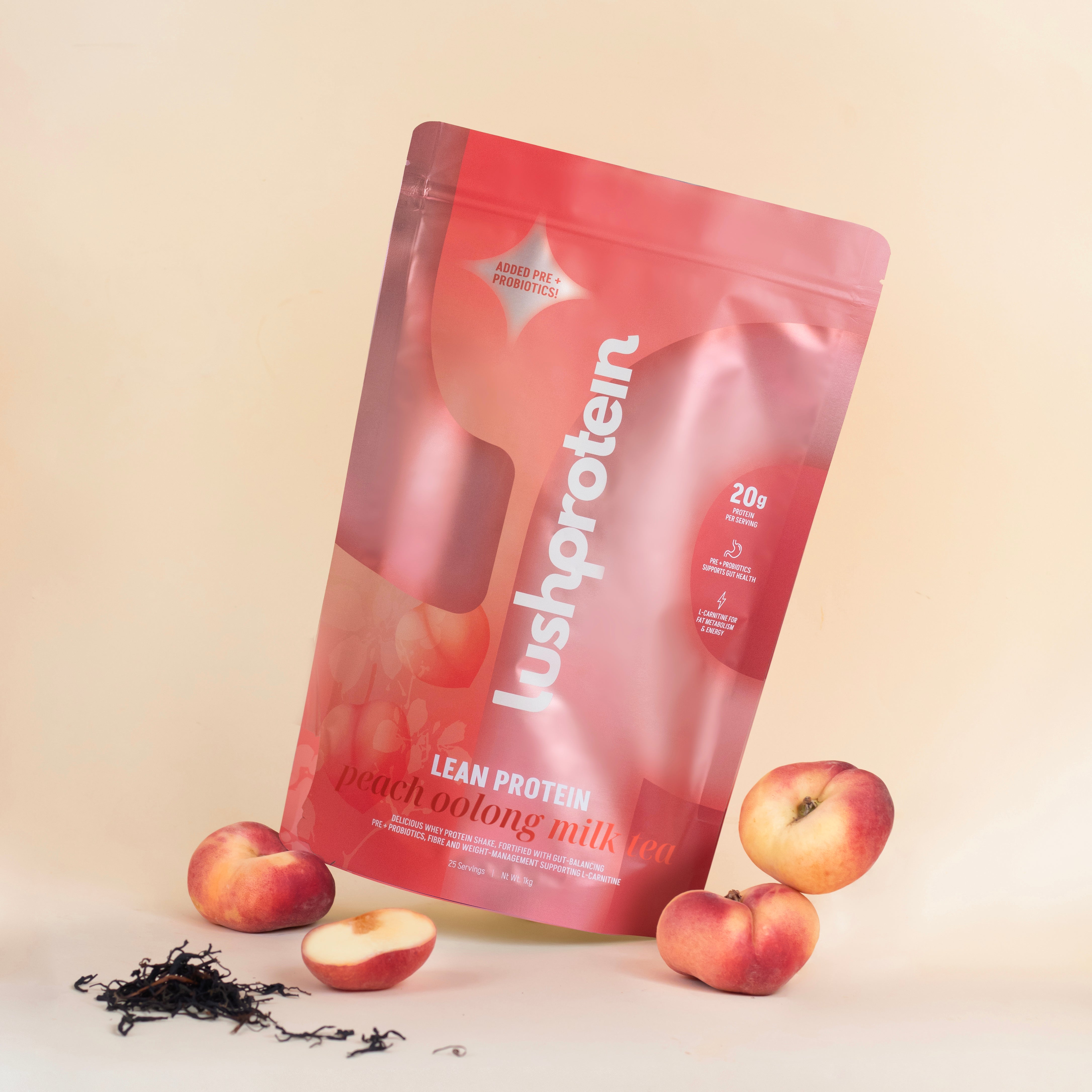 LEAN PROTEIN PEACH OOLONG (PRE-ORDER)