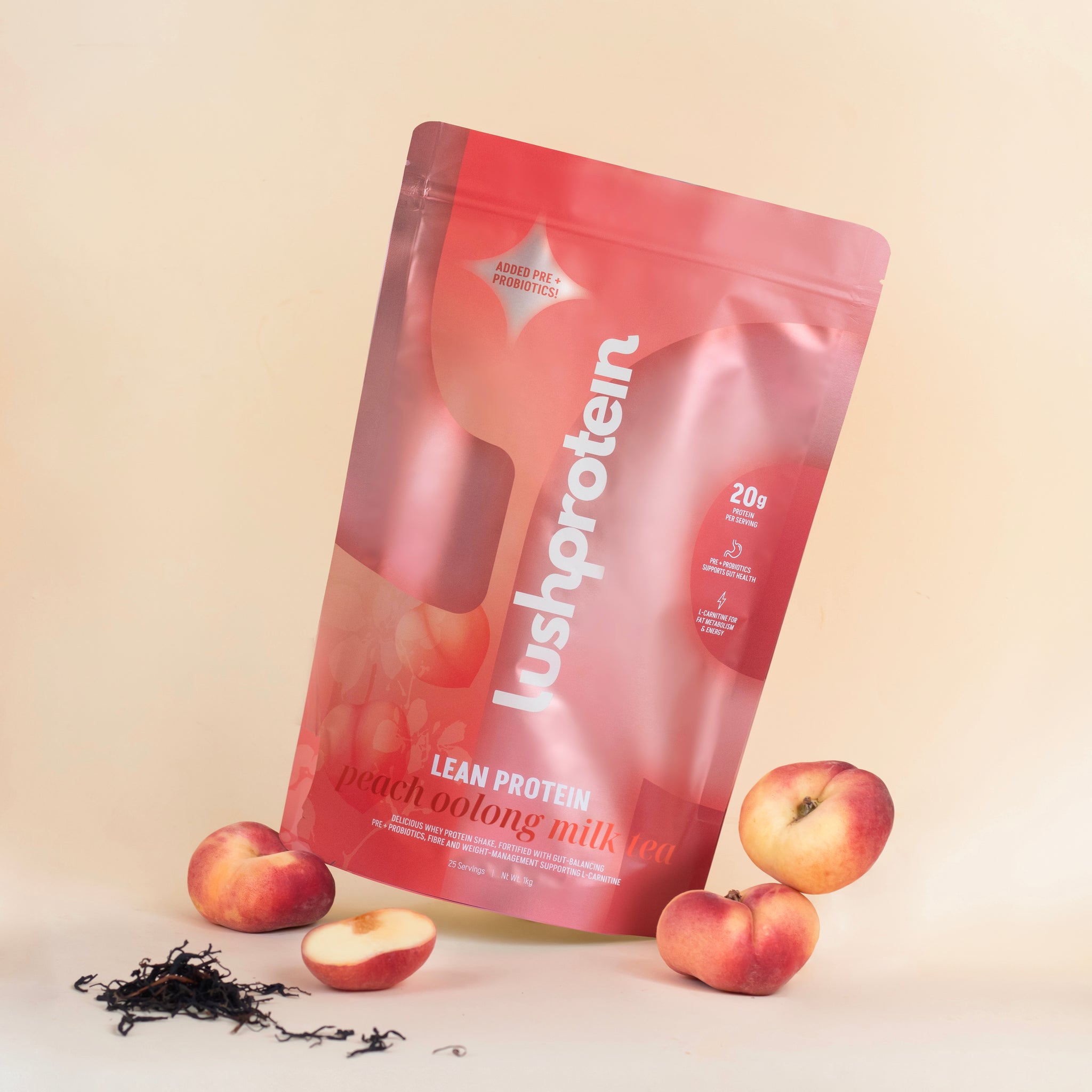 LEAN PROTEIN PEACH OOLONG (PRE-ORDER)