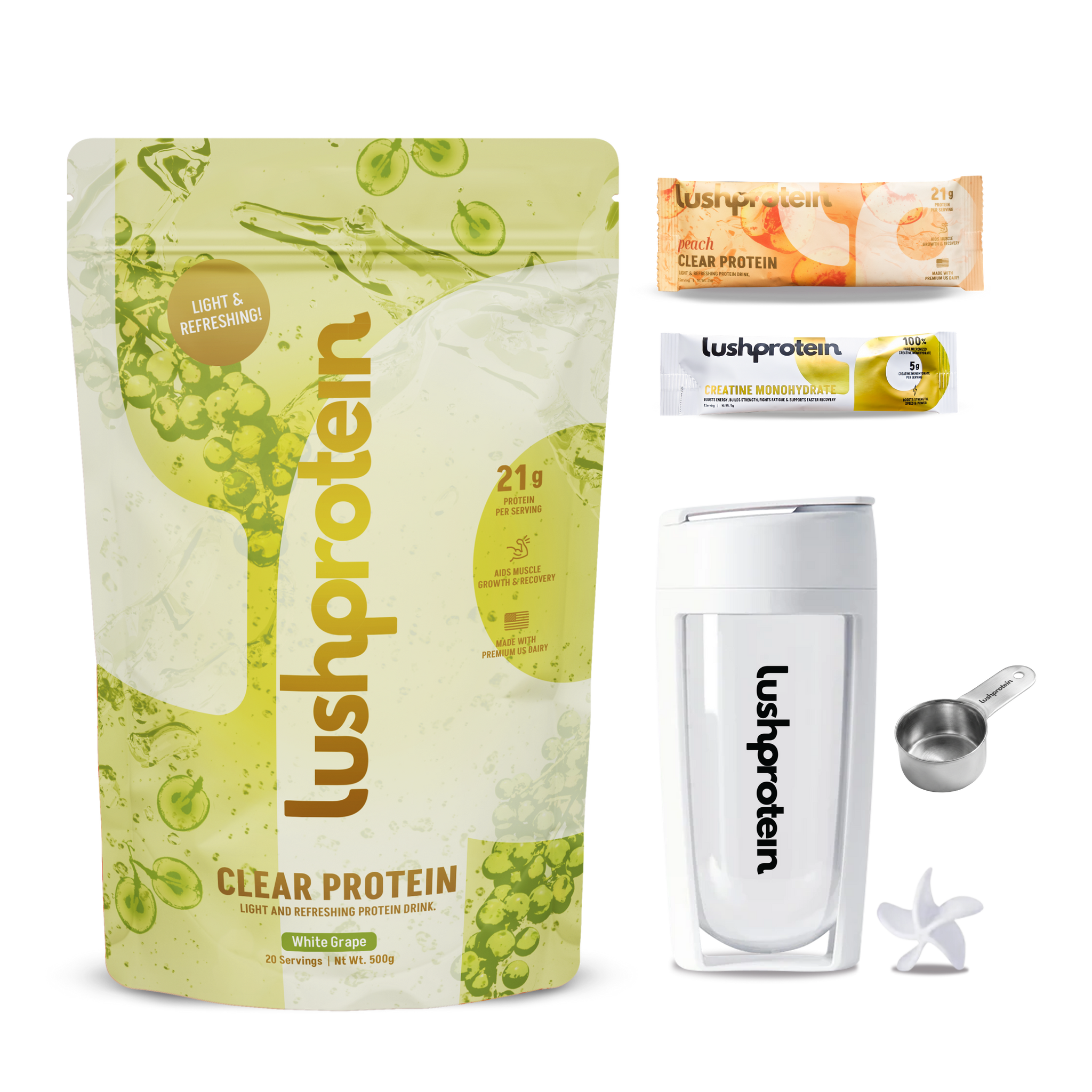 CLEAR PROTEIN GRAPE + WELCOME KIT